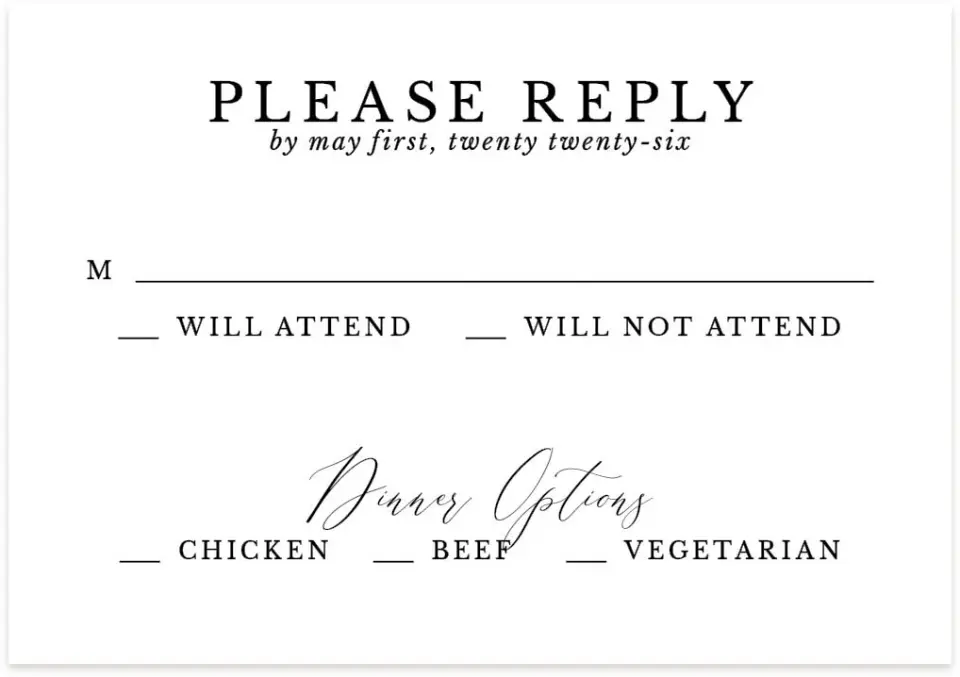 This is a 5" x 3½" Wedding Invitation RSVP Postcard called Soft Florals printed in full color on Premium Smooth paper