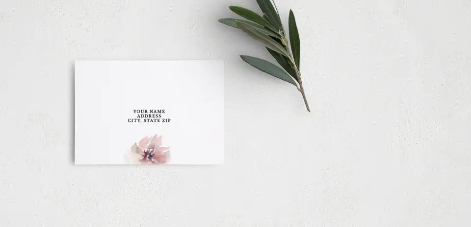 RSVP Postcard Mailing Side