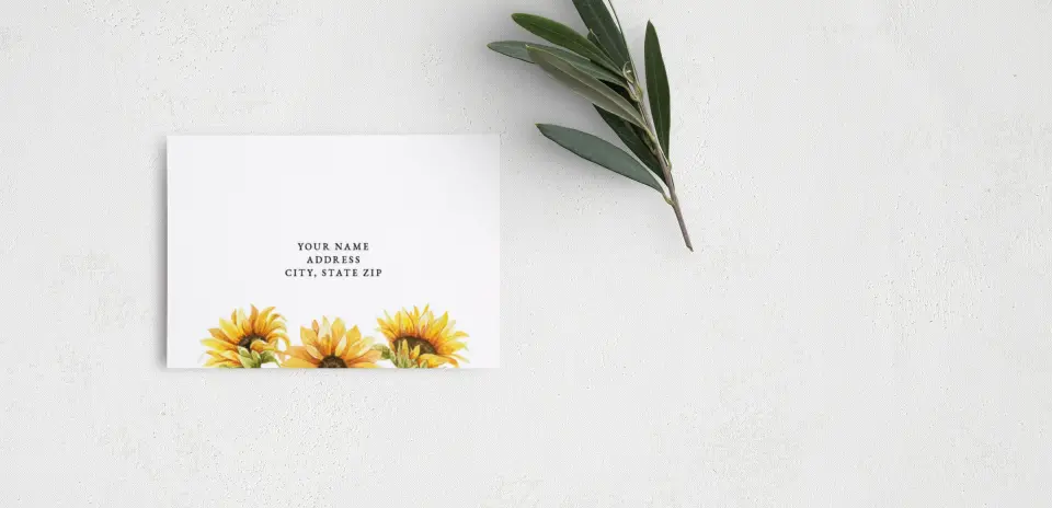 RSVP Postcard Mailing Side