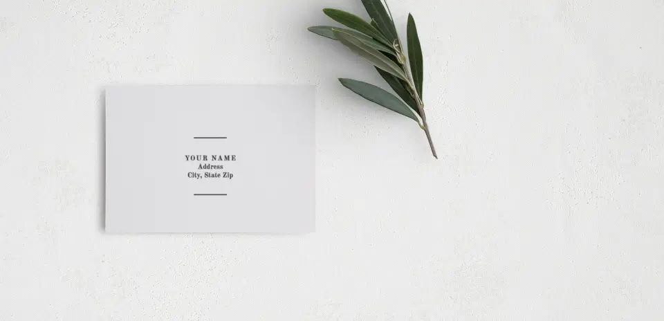 RSVP Postcard Mailing Side