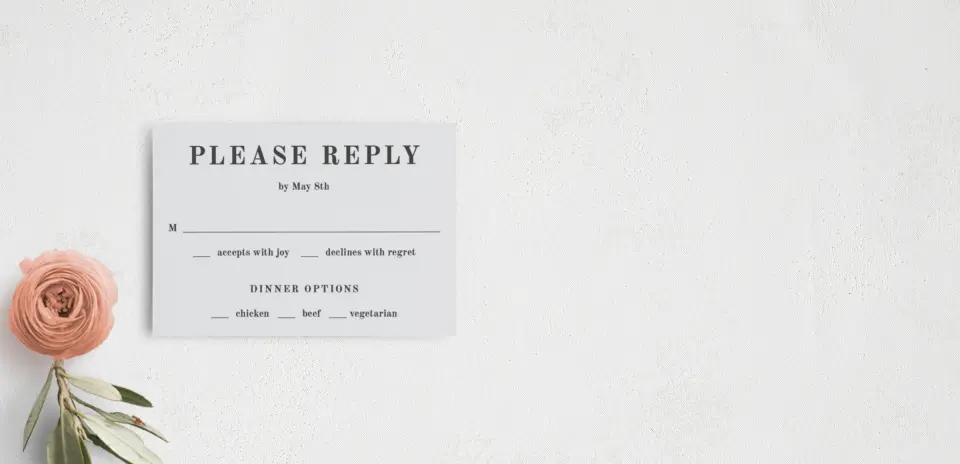 RSVP Postcard