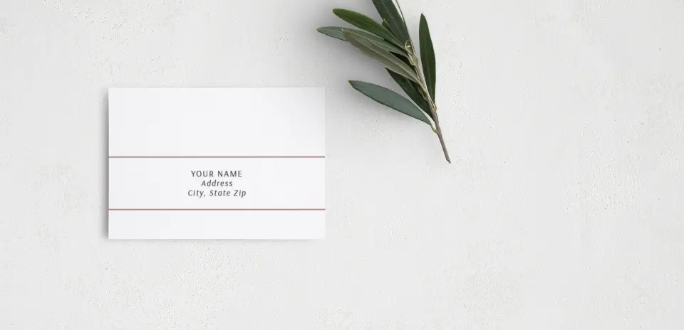 RSVP Postcard Mailing Side