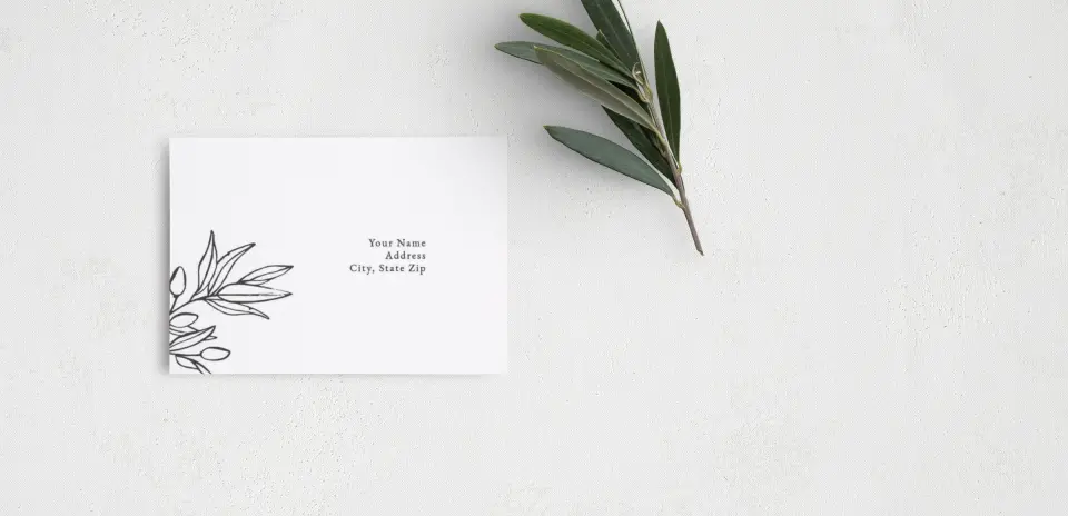 RSVP Postcard Mailing Side