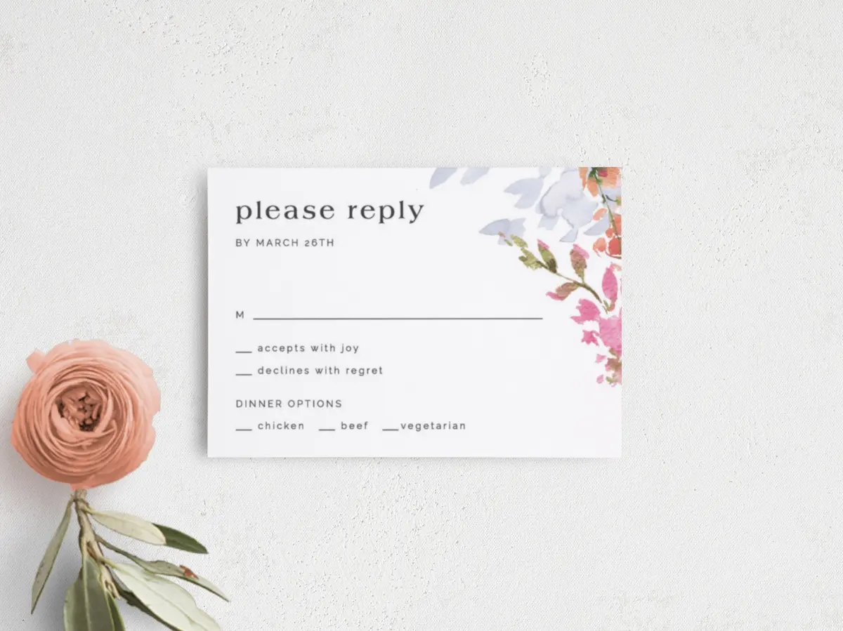 RSVP Postcard