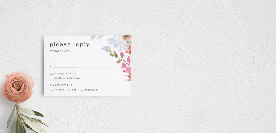 RSVP Postcard