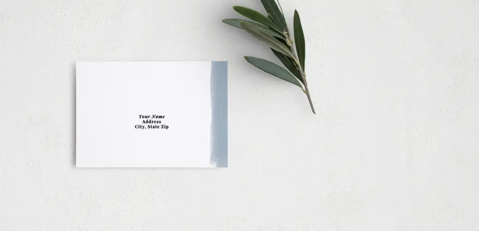 RSVP Postcard Mailing Side