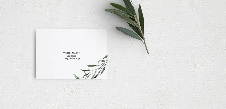 RSVP Postcard Mailing Side