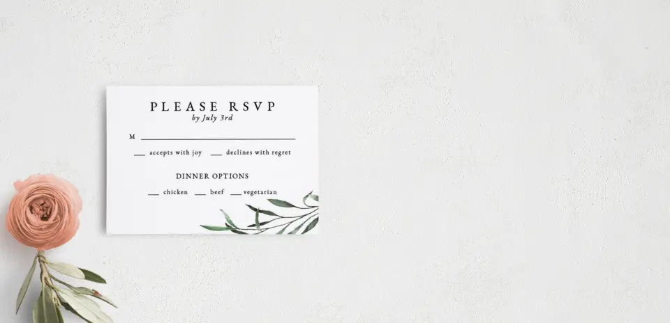RSVP Postcard
