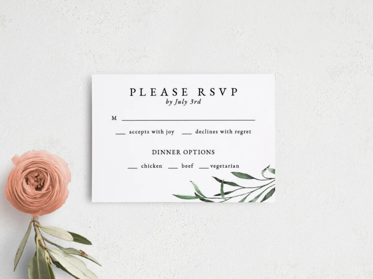RSVP Postcard