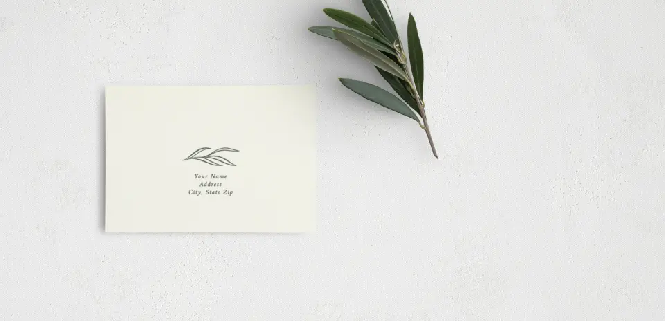RSVP Postcard Mailing Side