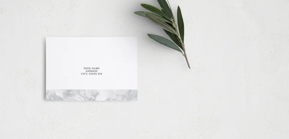 RSVP Postcard Mailing Side