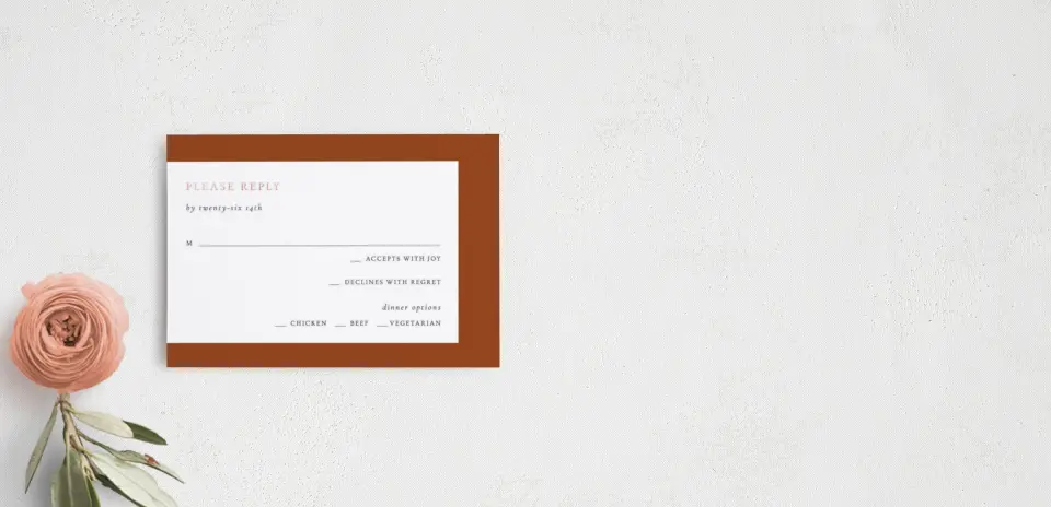 RSVP Postcard