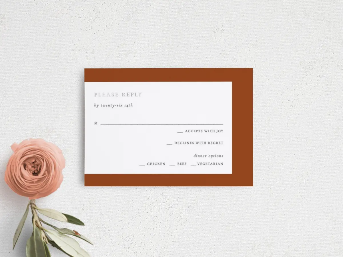 RSVP Postcard