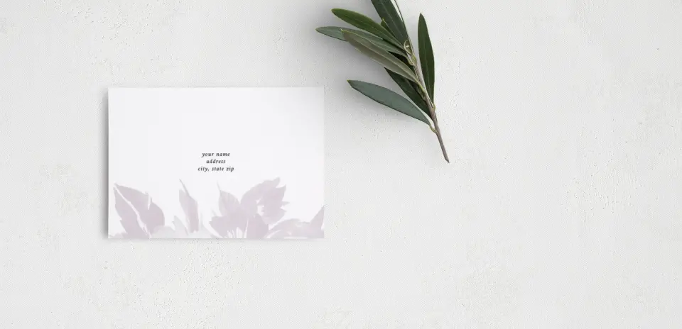 RSVP Postcard Mailing Side