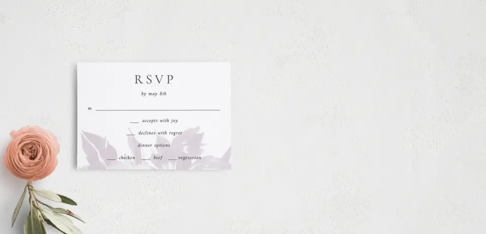 RSVP Postcard