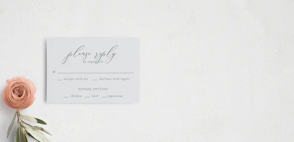RSVP Postcard
