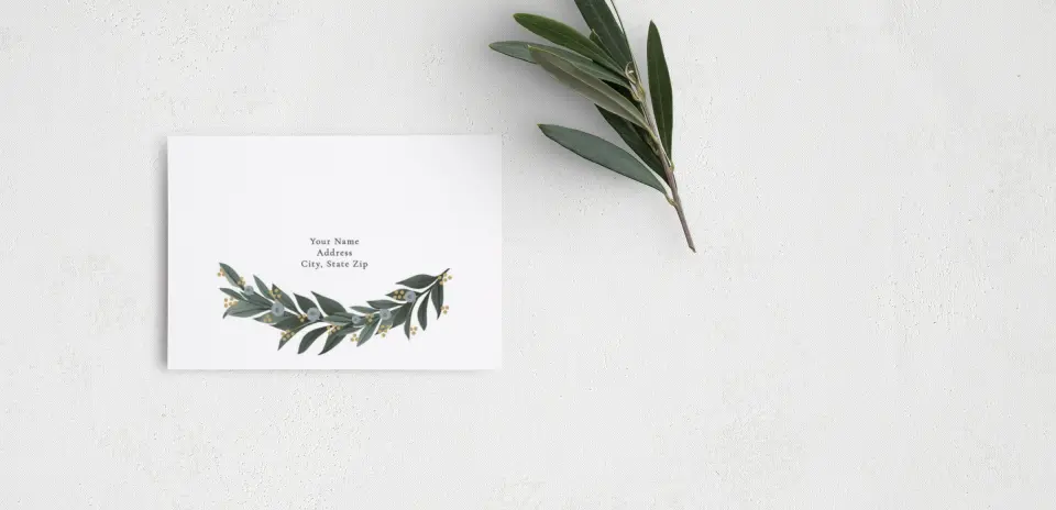 RSVP Postcard Mailing Side