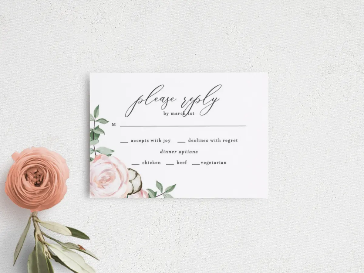 RSVP Postcard
