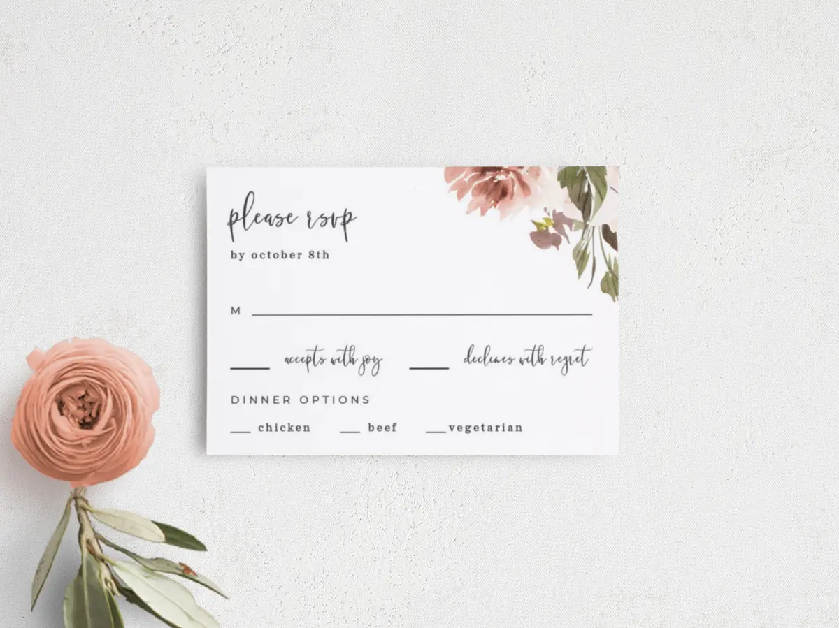 RSVP Postcard