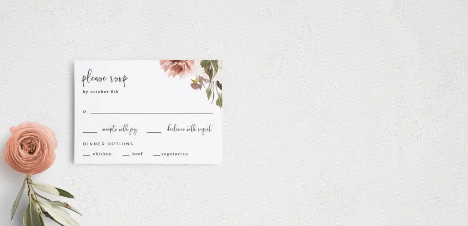RSVP Postcard