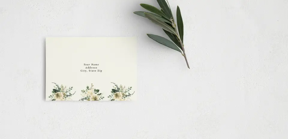 RSVP Postcard Mailing Side