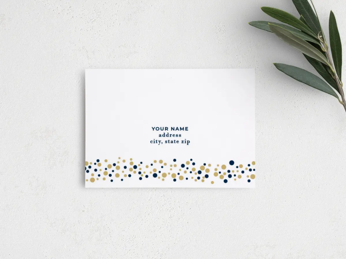 RSVP Postcard Mailing Side