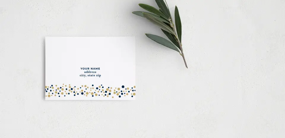 RSVP Postcard Mailing Side