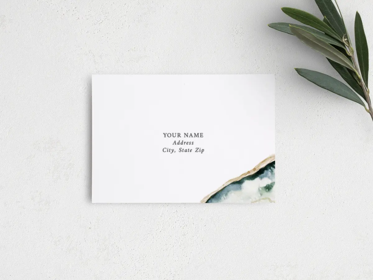 RSVP Postcard Mailing Side