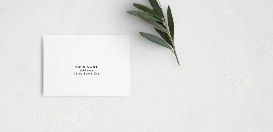 RSVP Postcard Mailing Side