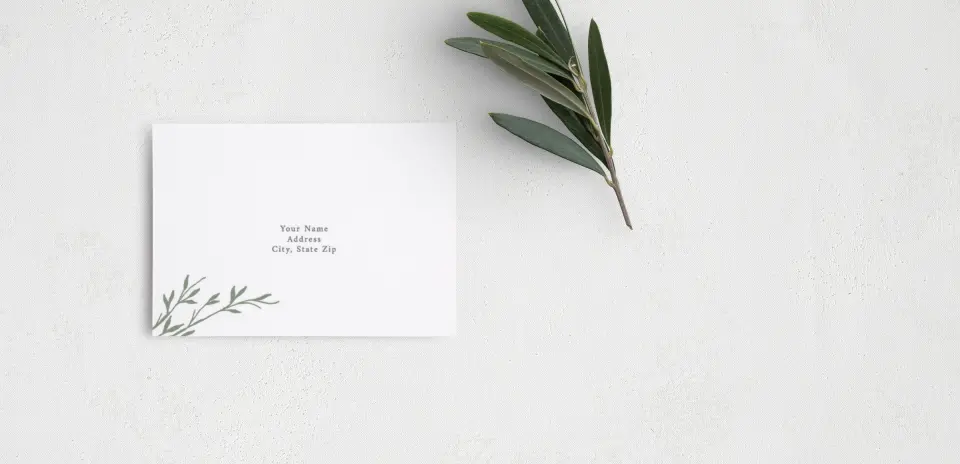 RSVP Postcard Mailing Side