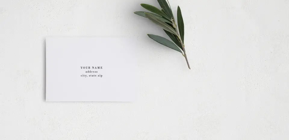 RSVP Postcard Mailing Side