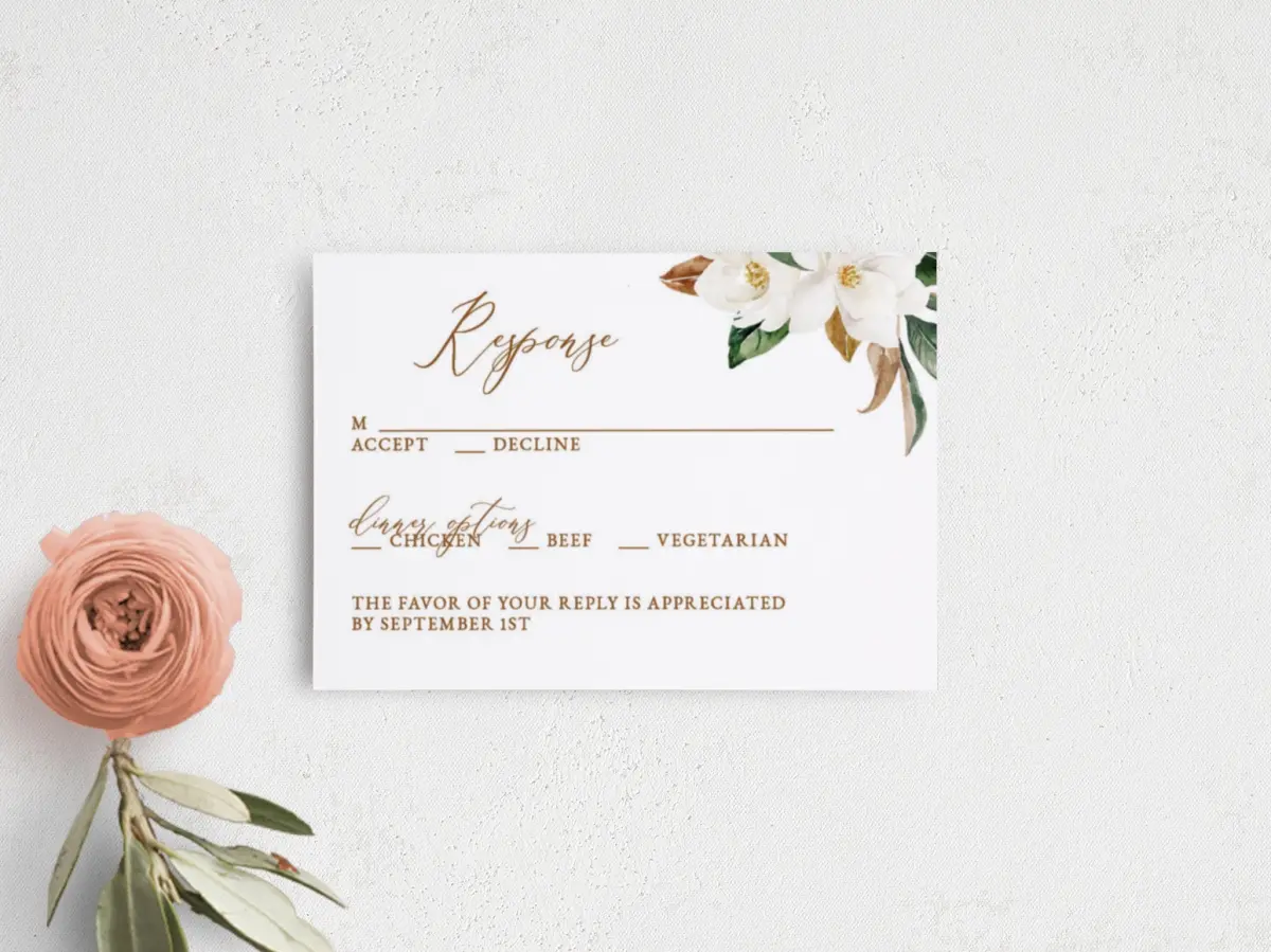 RSVP Postcard