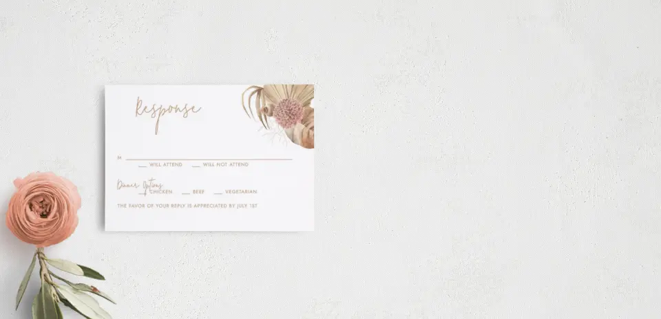 RSVP Postcard