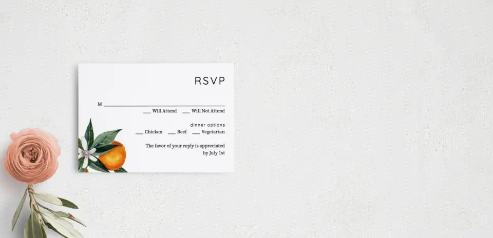 RSVP Postcard