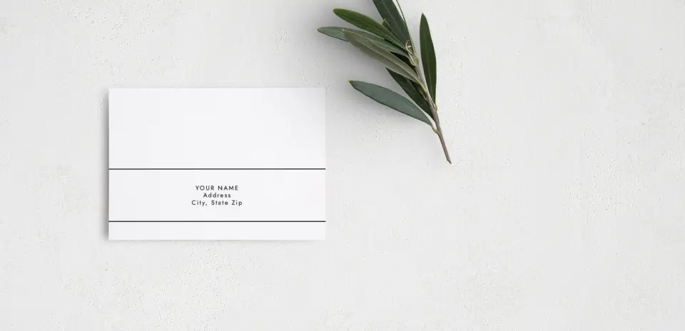 RSVP Postcard Mailing Side