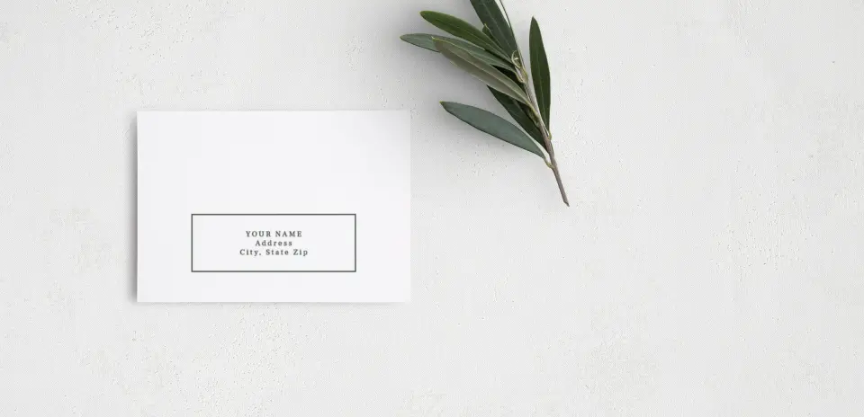 RSVP Postcard Mailing Side