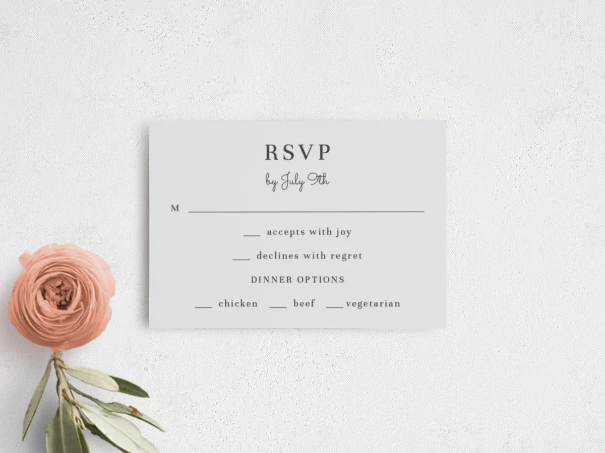 RSVP Postcard