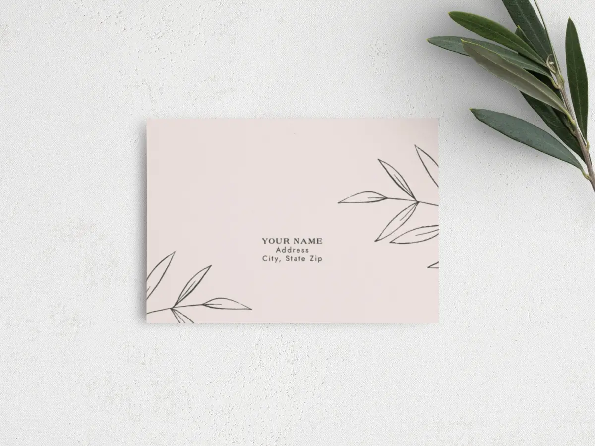 RSVP Postcard Mailing Side