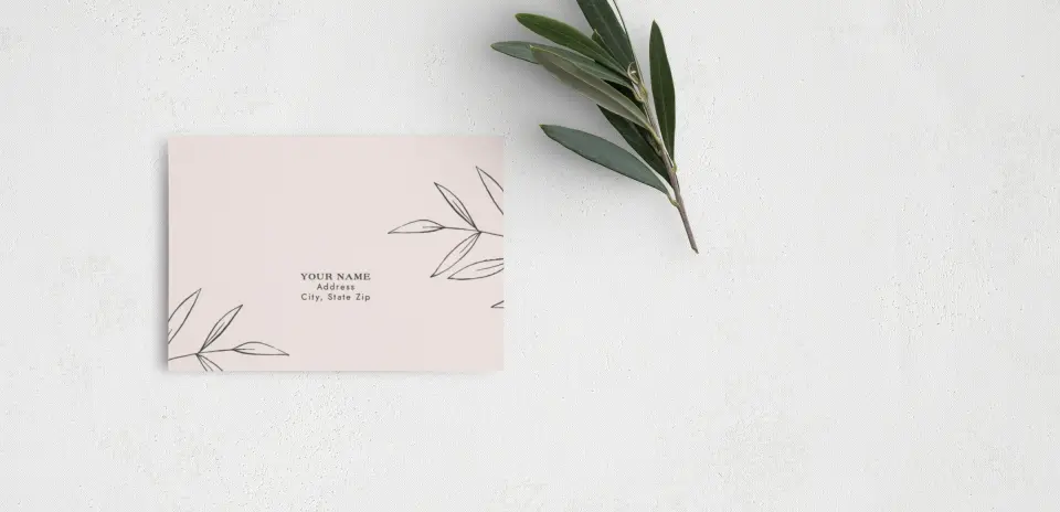RSVP Postcard Mailing Side