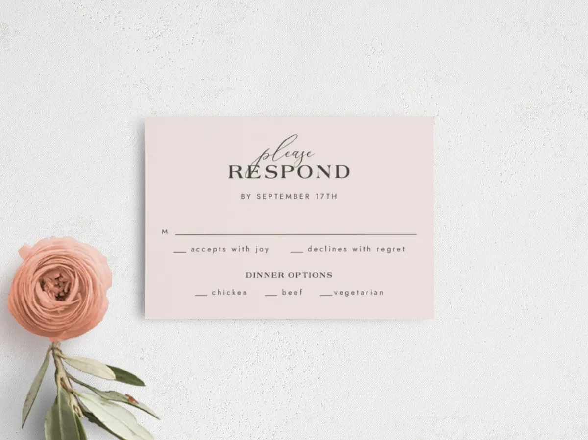 RSVP Postcard