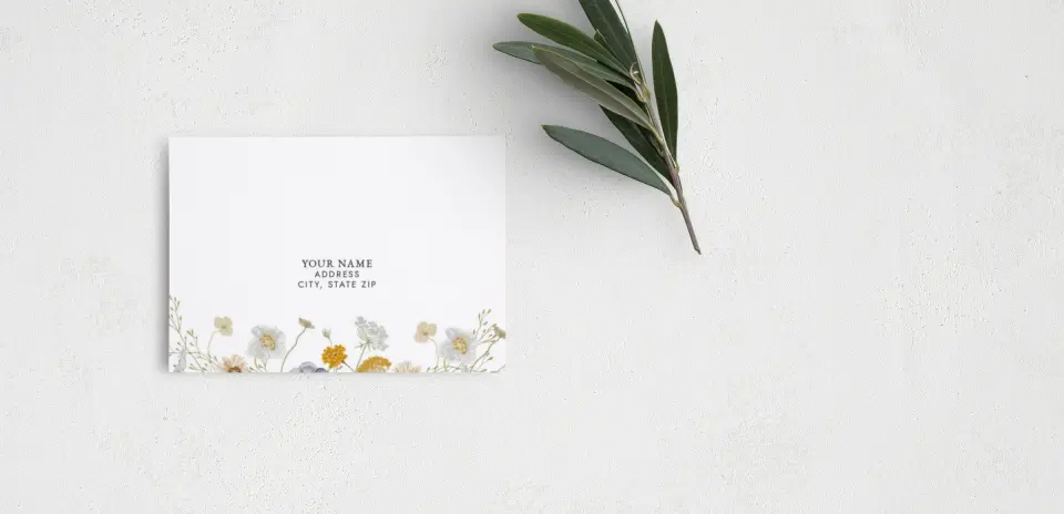 RSVP Postcard Mailing Side