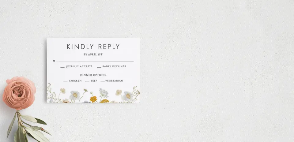 RSVP Postcard