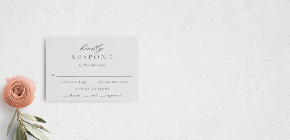 RSVP Postcard