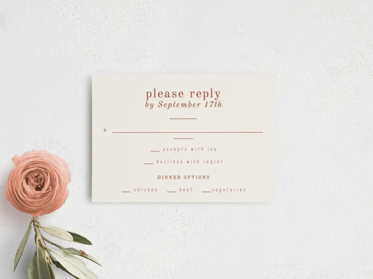 RSVP Postcard