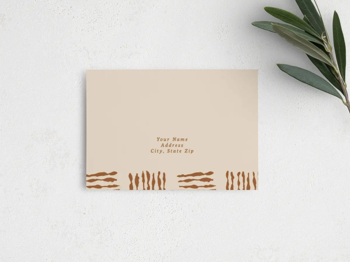 RSVP Postcard Mailing Side