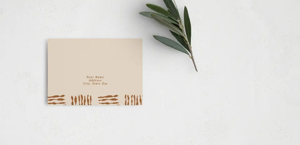 RSVP Postcard Mailing Side