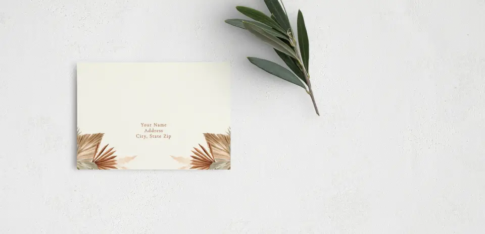 RSVP Postcard Mailing Side
