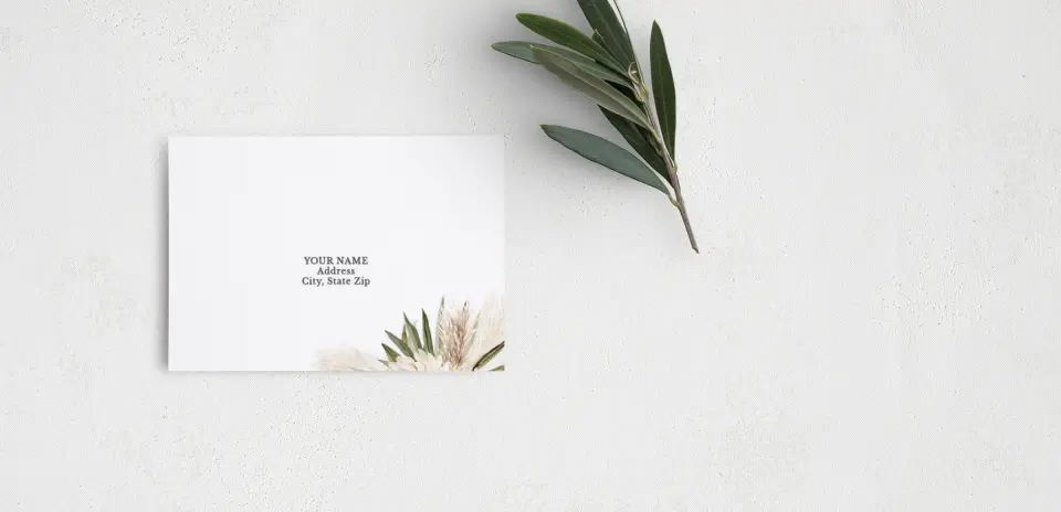 RSVP Postcard Mailing Side