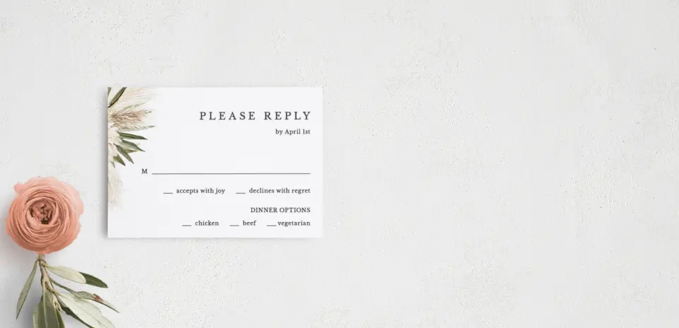 RSVP Postcard