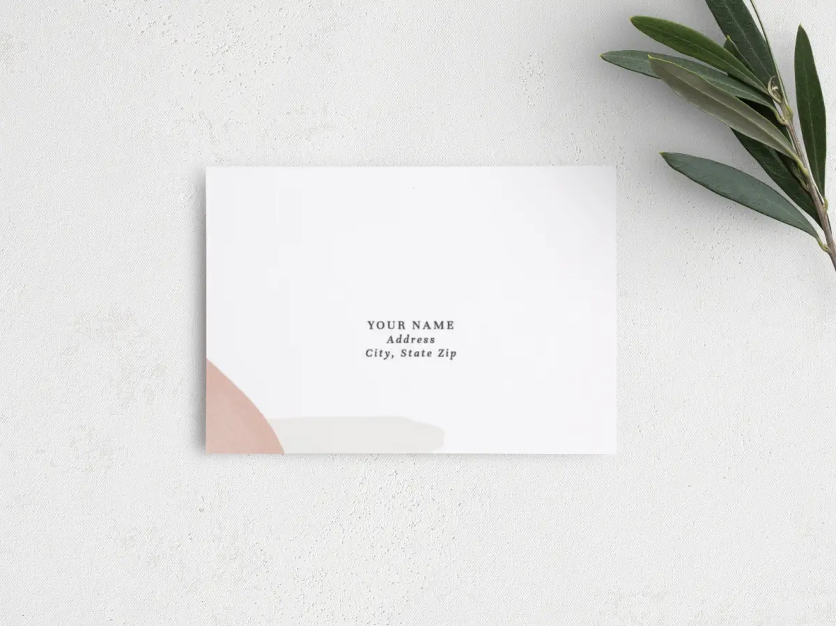 RSVP Postcard Mailing Side